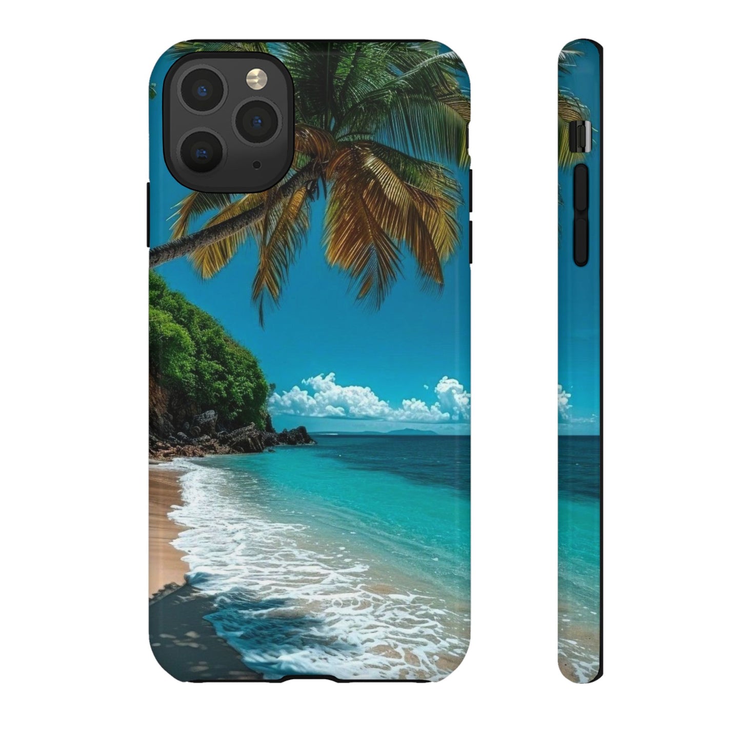 Tropical Beach Oasis - Tough Case for iPhone or Samsung