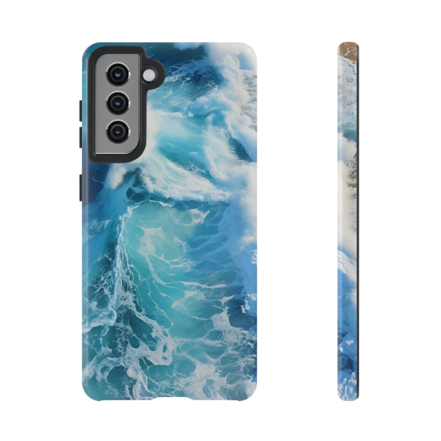 Crashing Ocean Waves - Tough Phone Case - iPhone or Samsung Phones