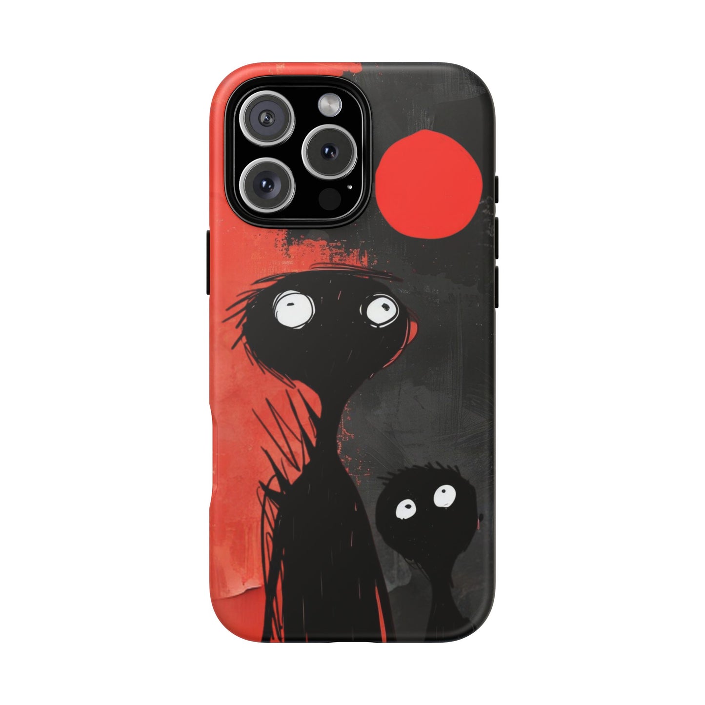 Scary Zombie People Phone Case, Tough Case Protective Smartphone Cover, Hard Shell Case, Unique Phone Accessories, Halloween