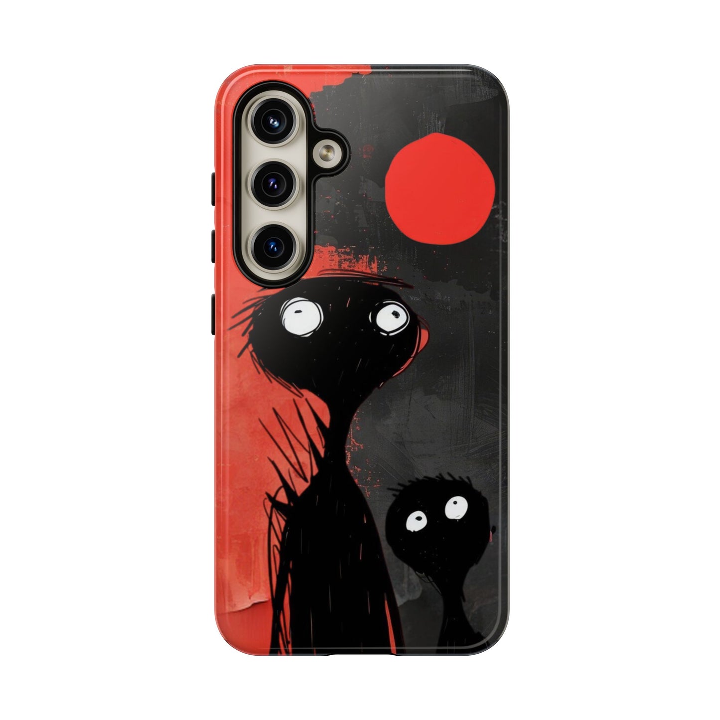 Scary Zombie People Phone Case, Tough Case Protective Smartphone Cover, Hard Shell Case, Unique Phone Accessories, Halloween