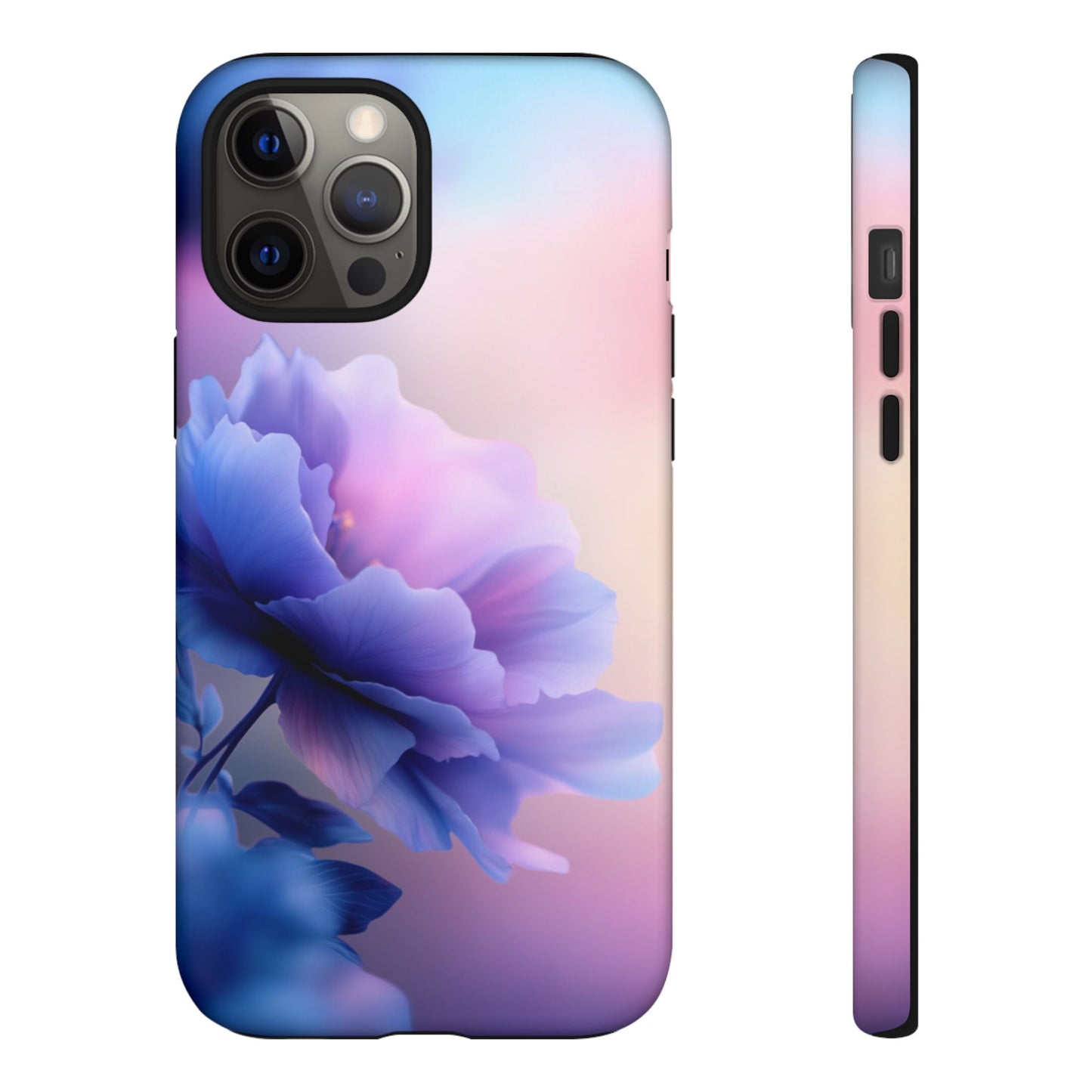 Purple Flower with Sunset - Tough Phone Case