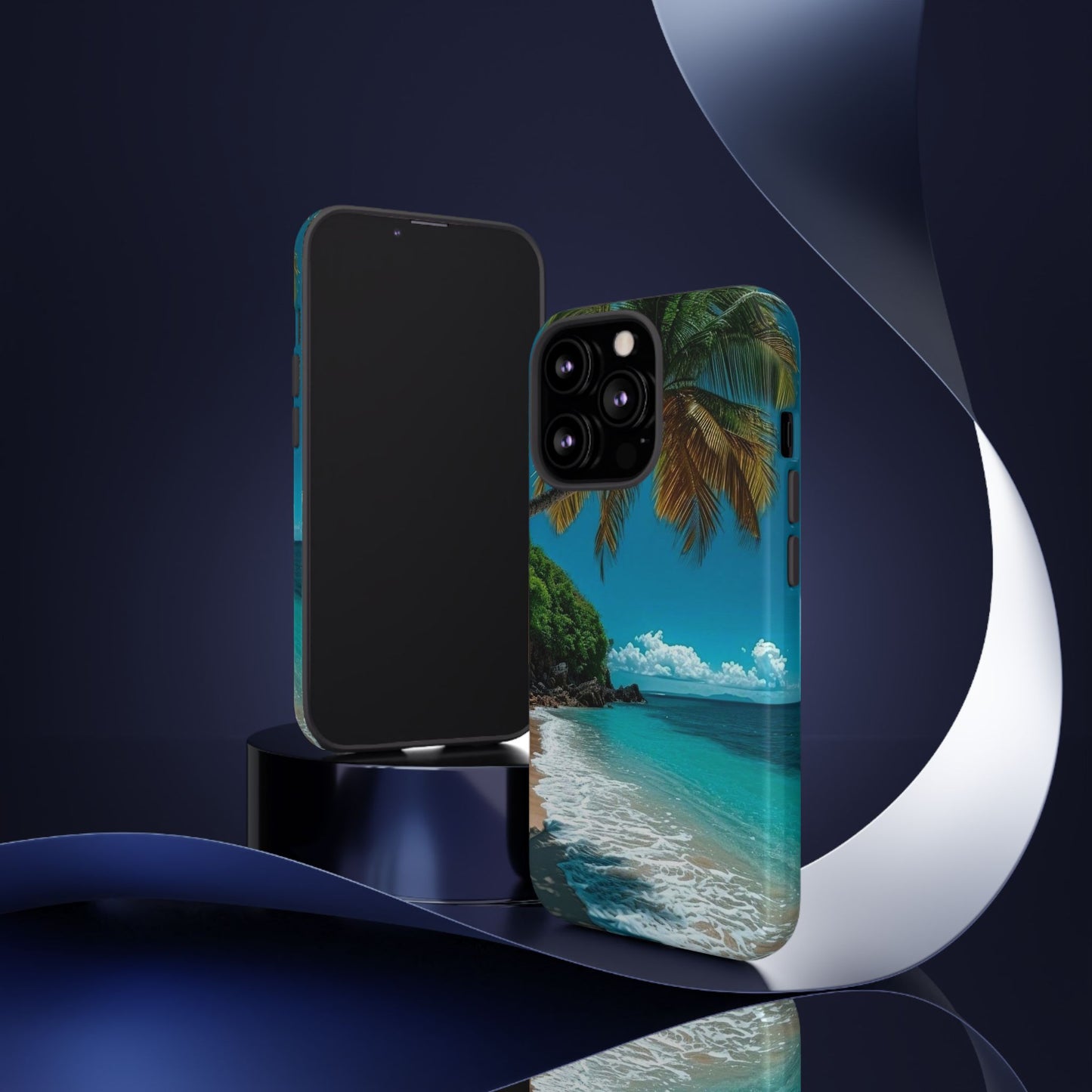 Tropical Beach Oasis - Tough Case for iPhone or Samsung