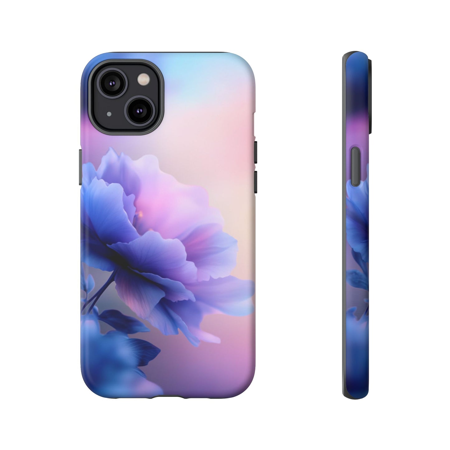 Purple Flower with Sunset - Tough Phone Case