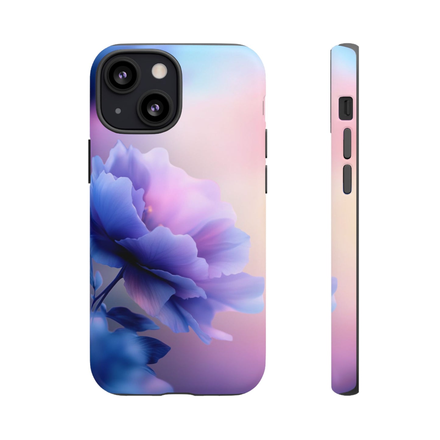 Purple Flower with Sunset - Tough Phone Case