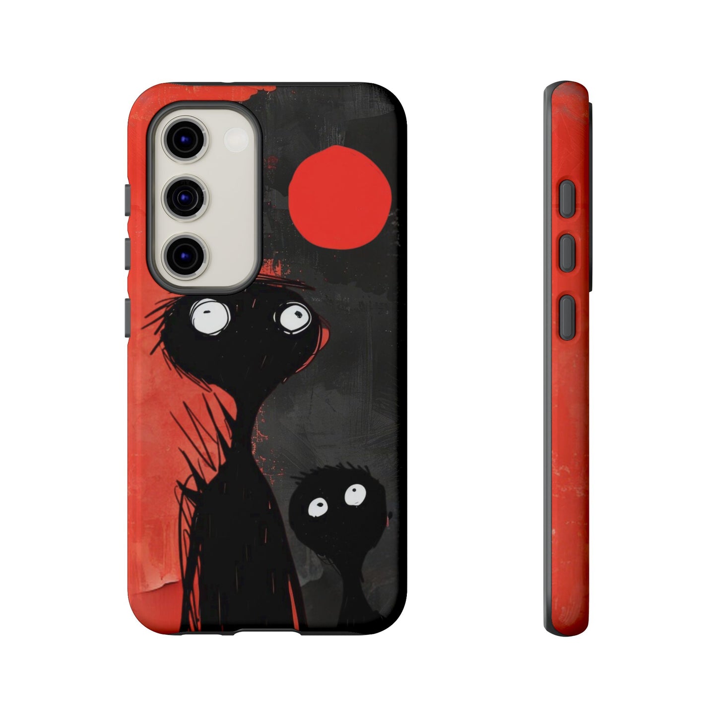 Scary Zombie People Phone Case, Tough Case Protective Smartphone Cover, Hard Shell Case, Unique Phone Accessories, Halloween