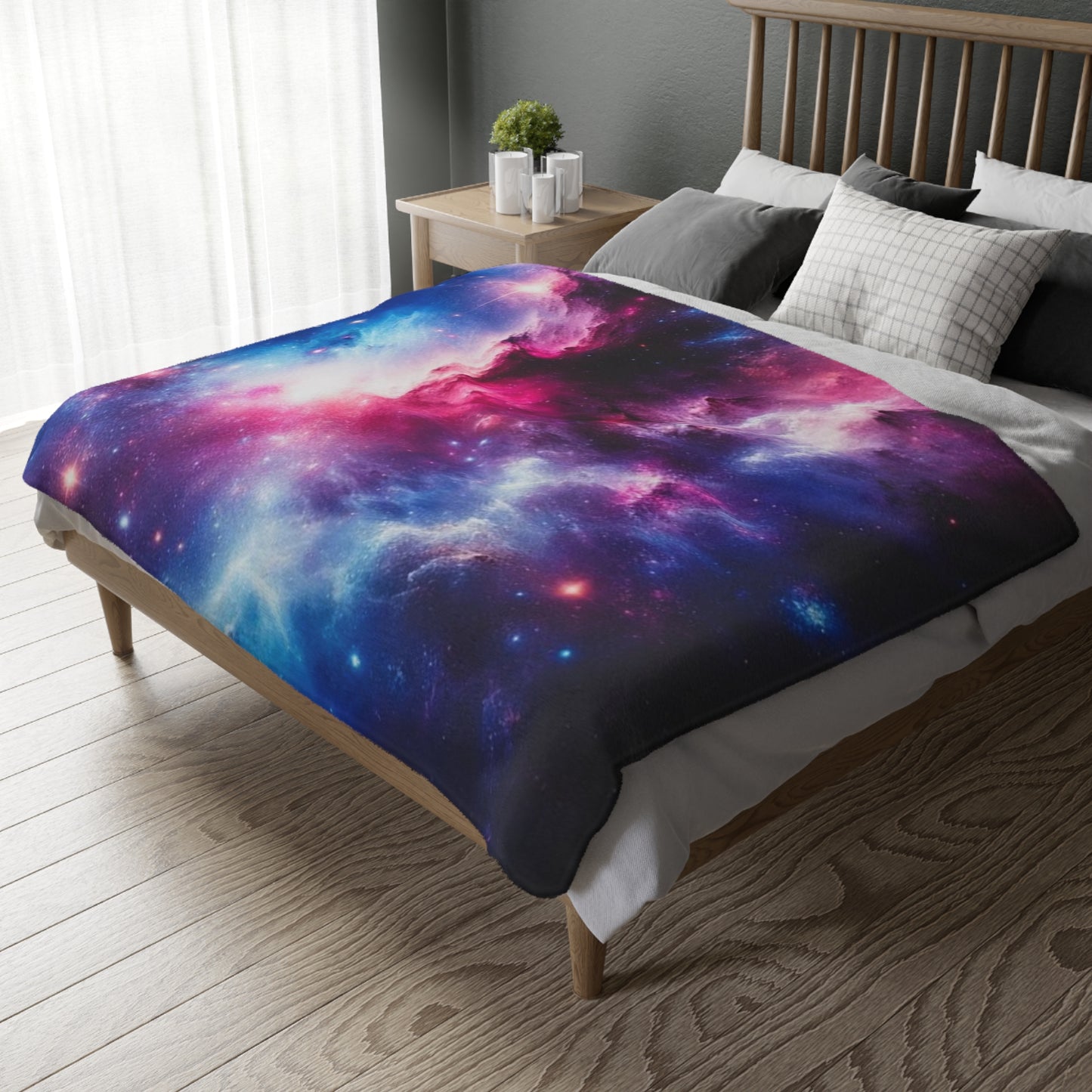 Cosmic Energy - Velveteen Microfiber Blanket