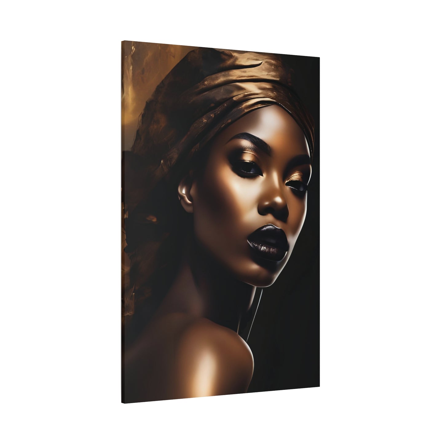 Bronze Divinity – Canvas Wall Art