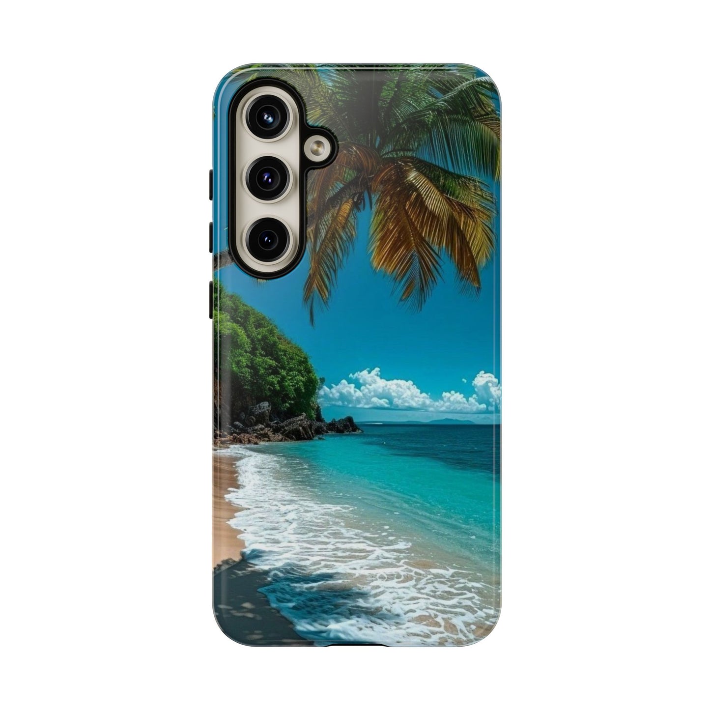 Tropical Beach Oasis - Tough Case for iPhone or Samsung