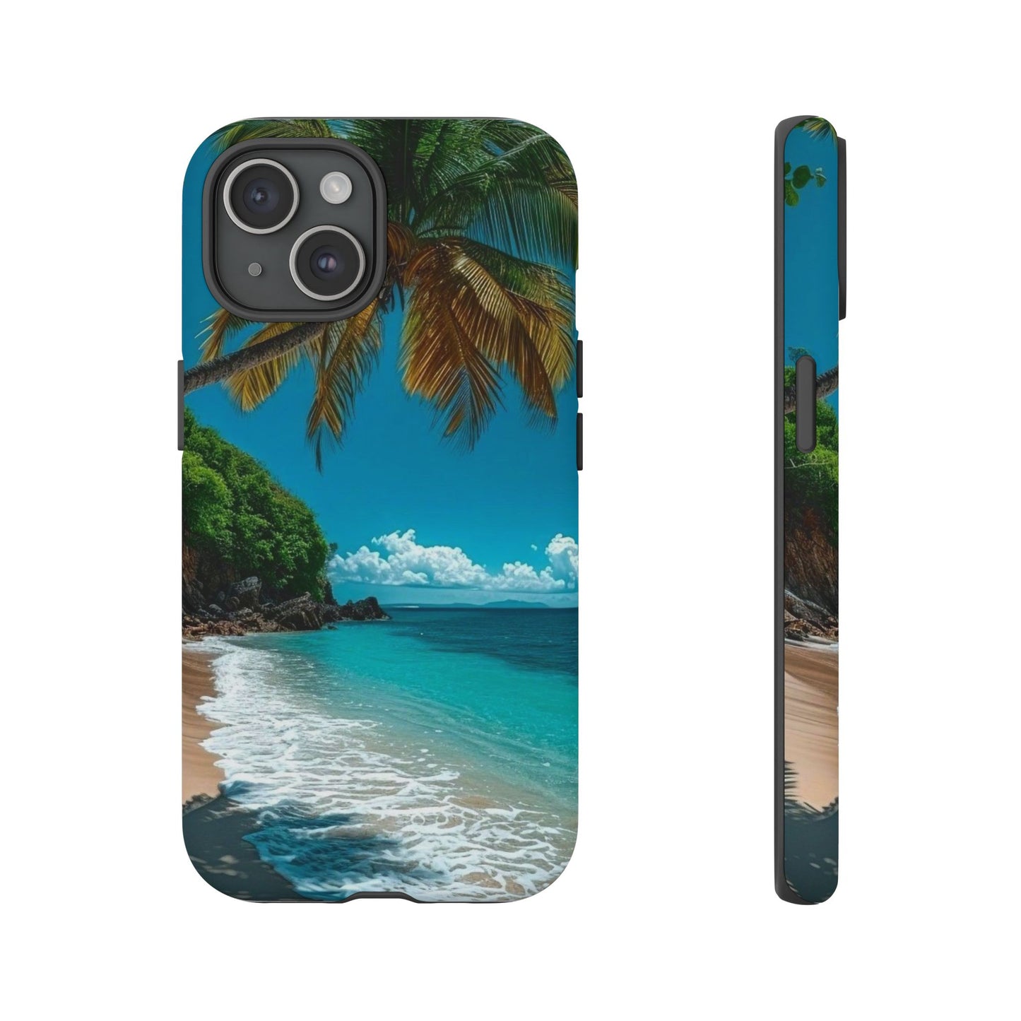 Tropical Beach Oasis - Tough Case for iPhone or Samsung