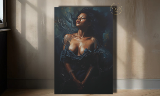 Elegant Seduction – Abstract Canvas Wall Art
