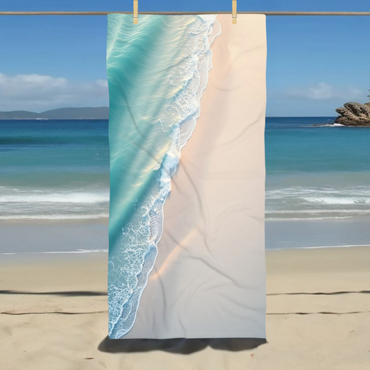 Sandy Ocean Shores  - Beach Towel