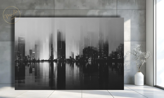 Midnight Skyline - Canvas Wall Art