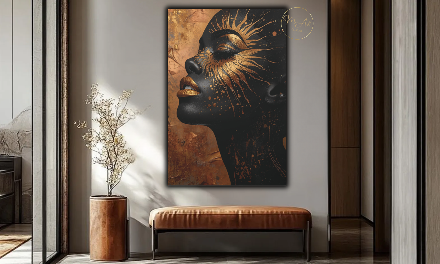 Starburst of Elegance – Canvas Wall Art