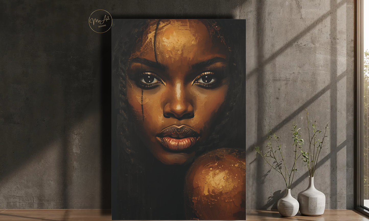 Bronze Temptation - Canvas Wall Art