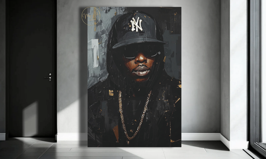 Black Wall Art - NY State of Mind / Canvas Print