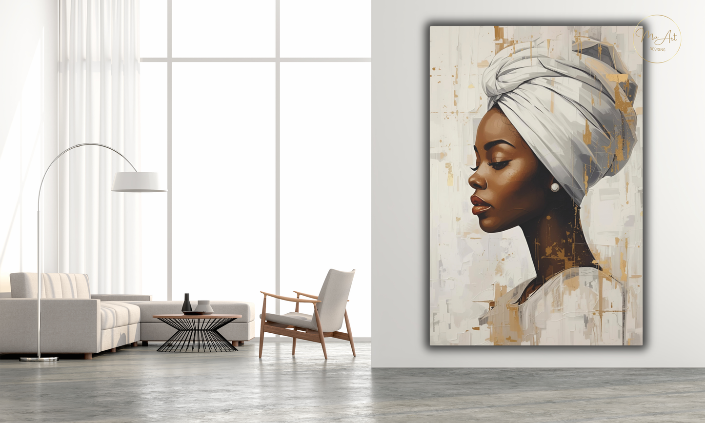 Wrapped in Grace - Abstract Canvas Wall Art