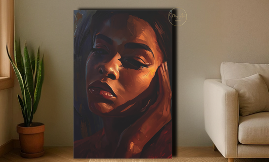 Soulful Reflection – Abstract Canvas Wall Art