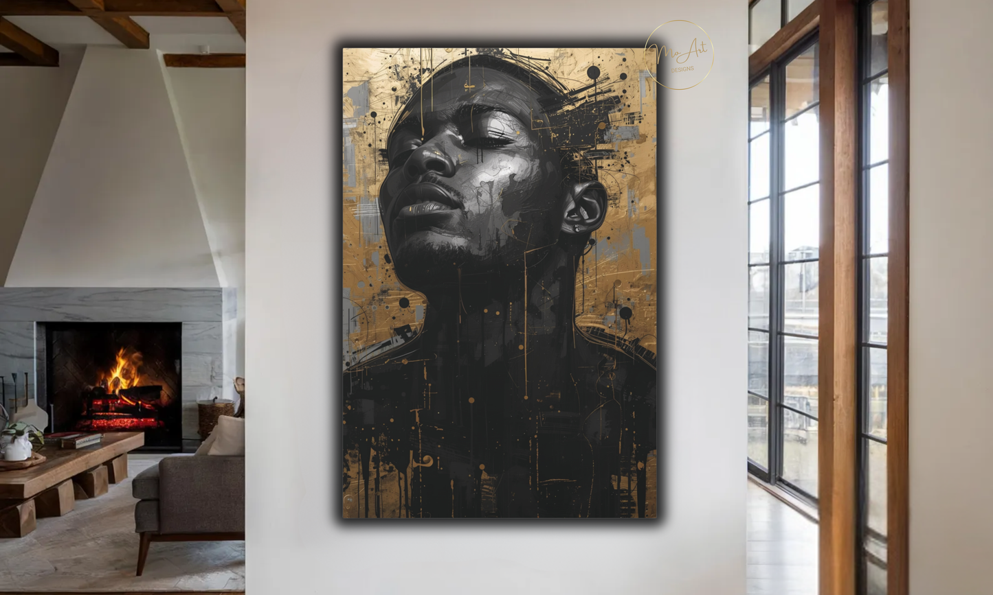 Soul Rising - Abstract Canvas Wall Art