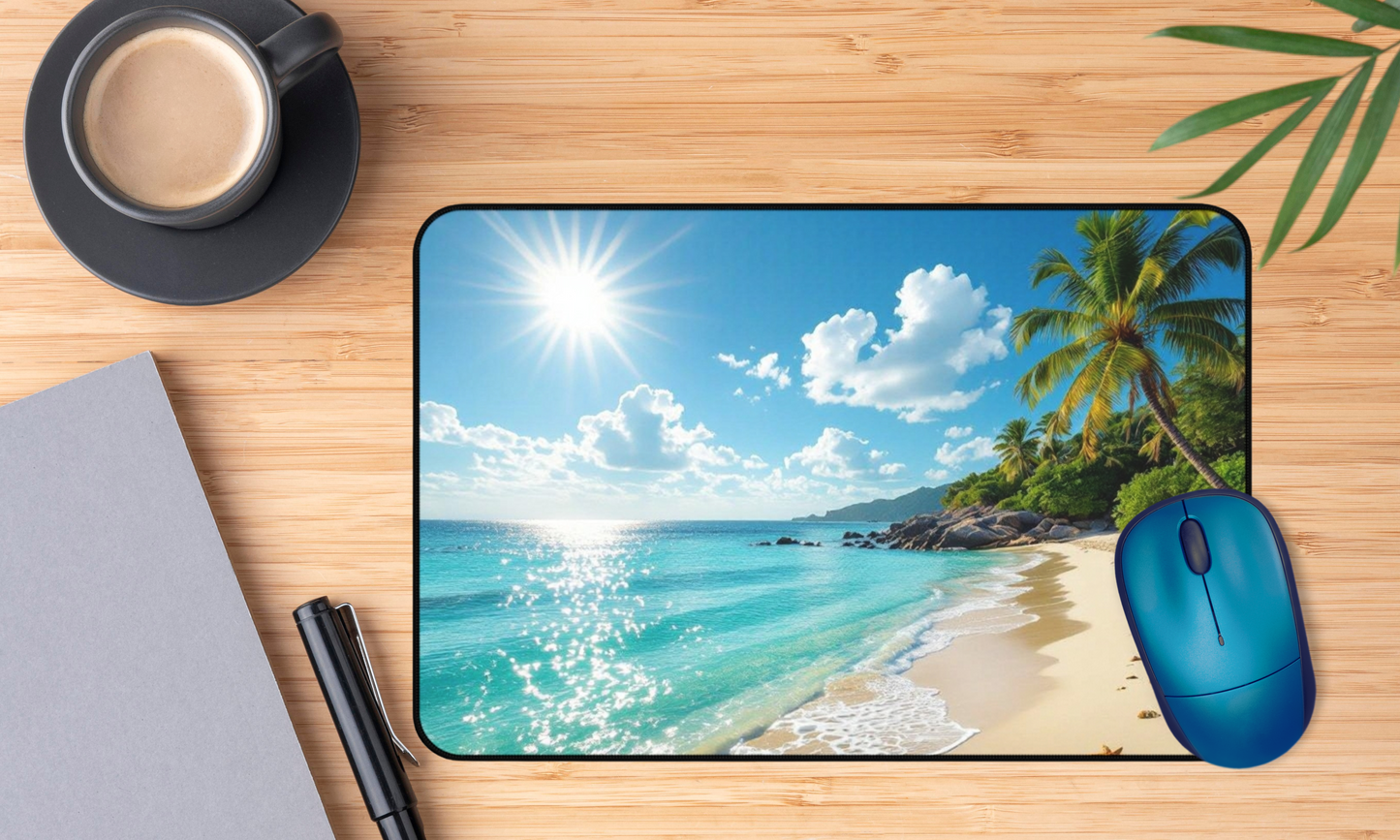 Escape to Paradise - Desk Mat / Mouse Pad