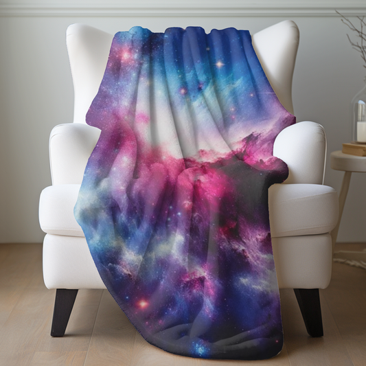 Cosmic Energy - Velveteen Microfiber Blanket