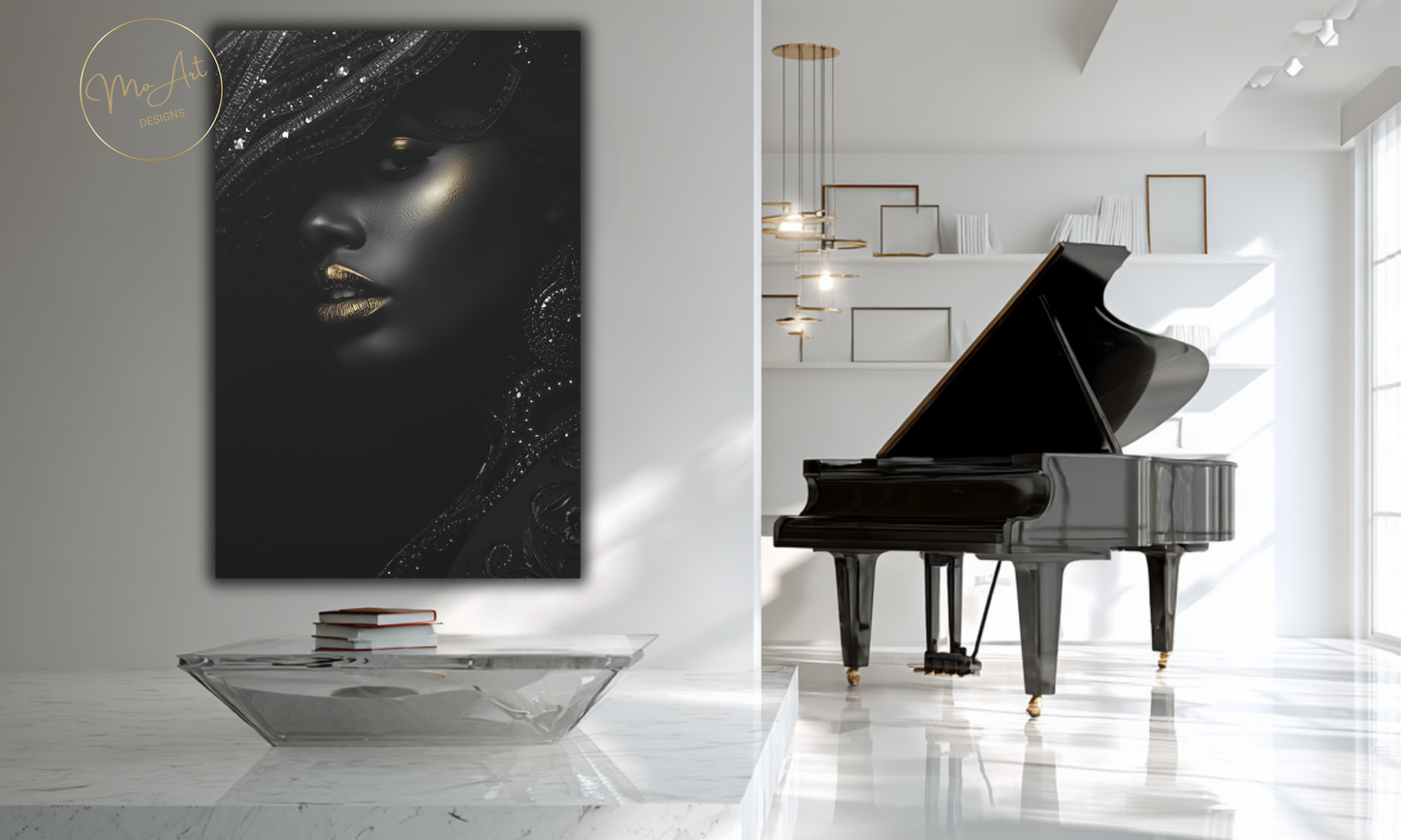 Opulent Shadows – Luxury Canvas Wall Art