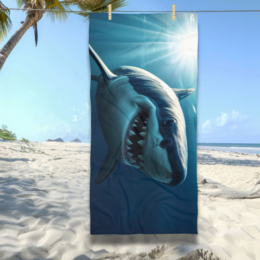 Luxurious Shark Beach Towel