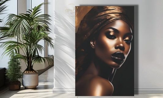 Bronze Divinity – Canvas Wall Art