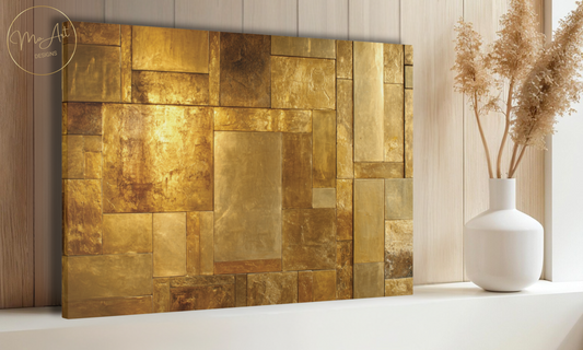 Shimmering Echoes of Elegance - Canvas Wall Art