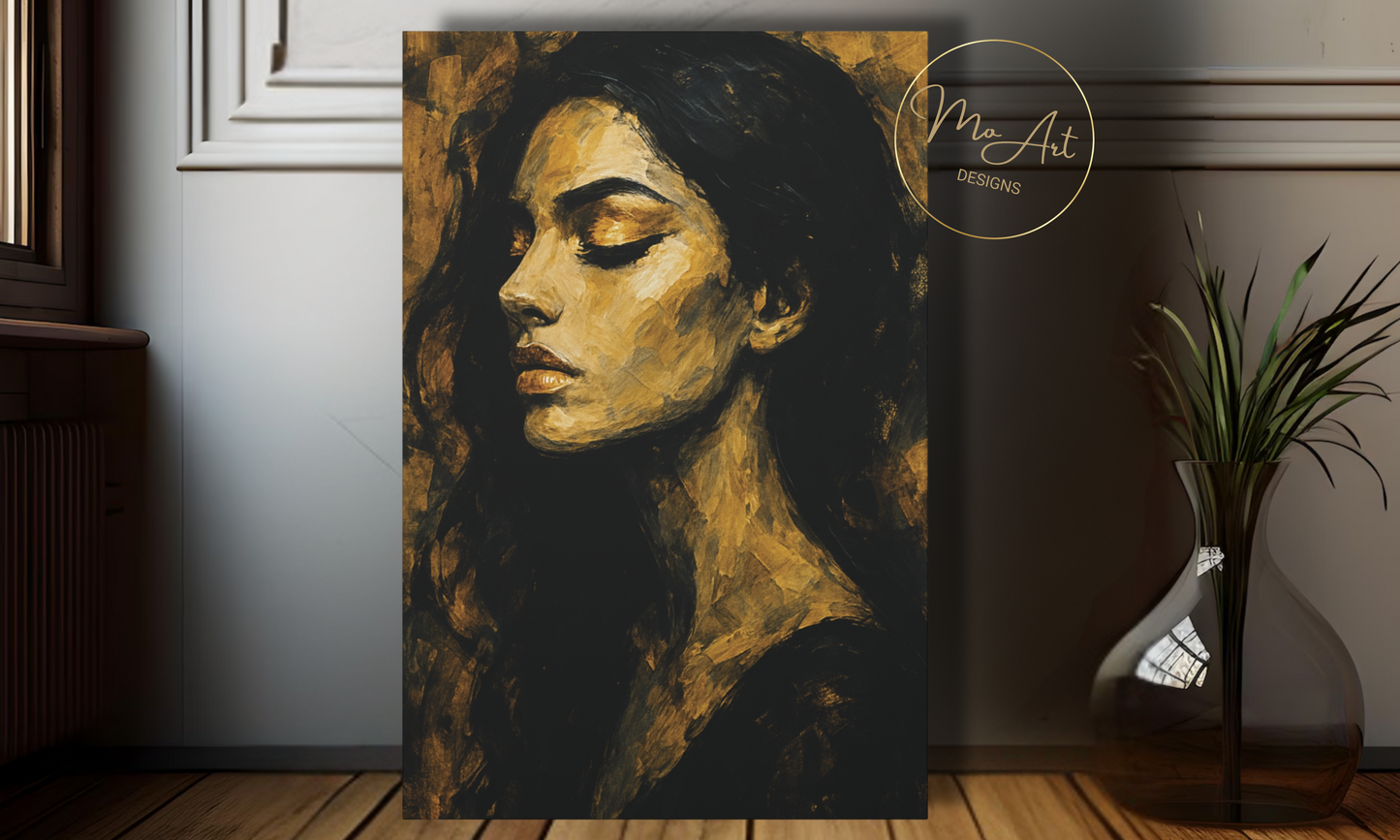 Essence of a Woman – Abstract Canvas Wall Art