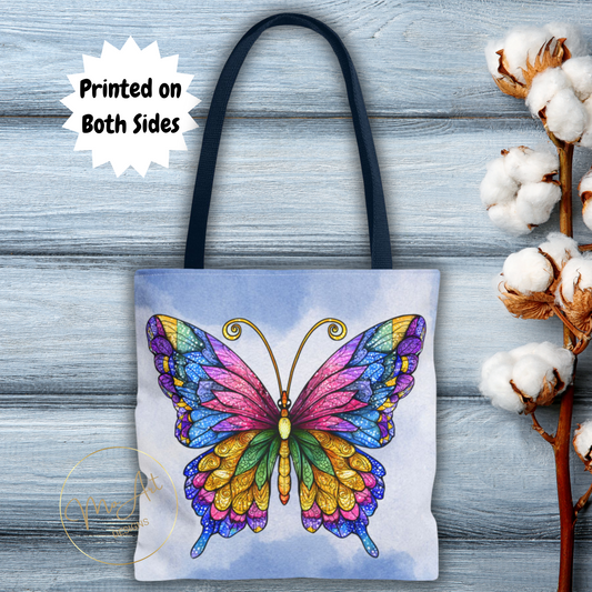 Colorful Butterfly Tote Bag