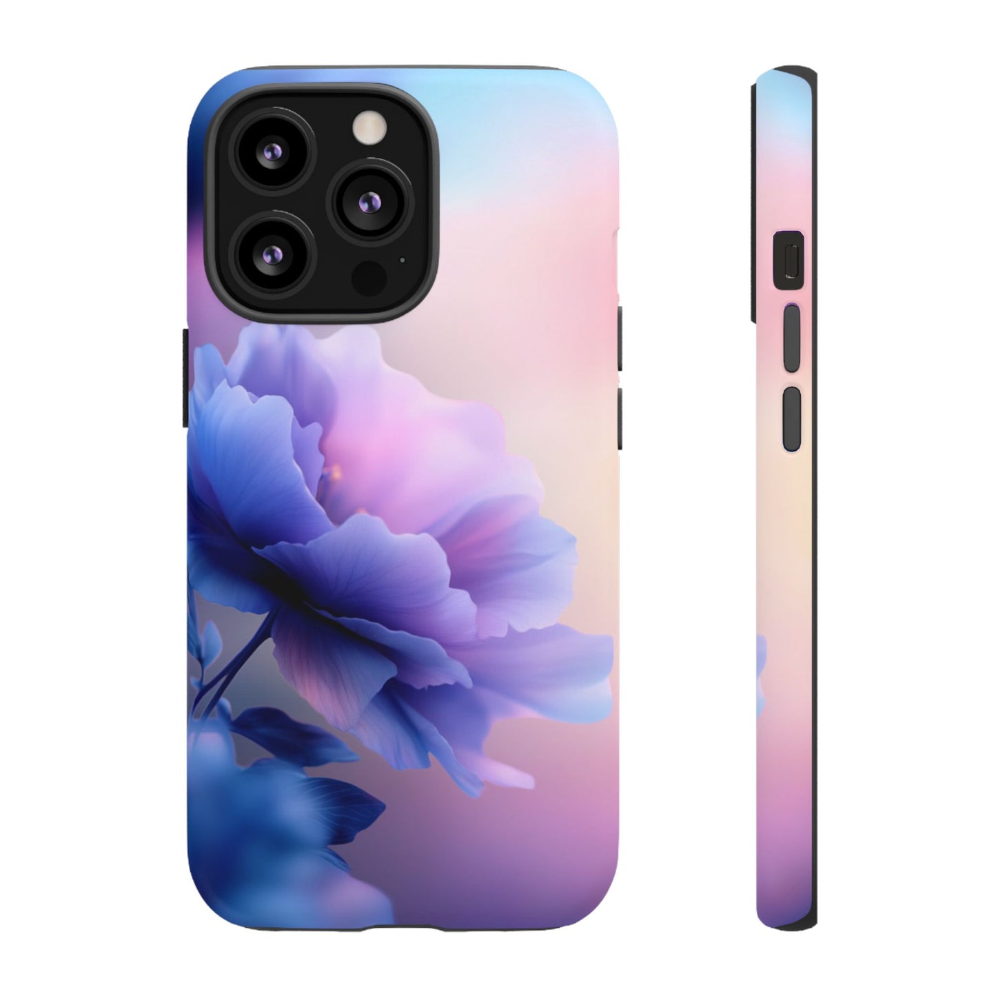 Purple Flower with Sunset - Tough Phone Case