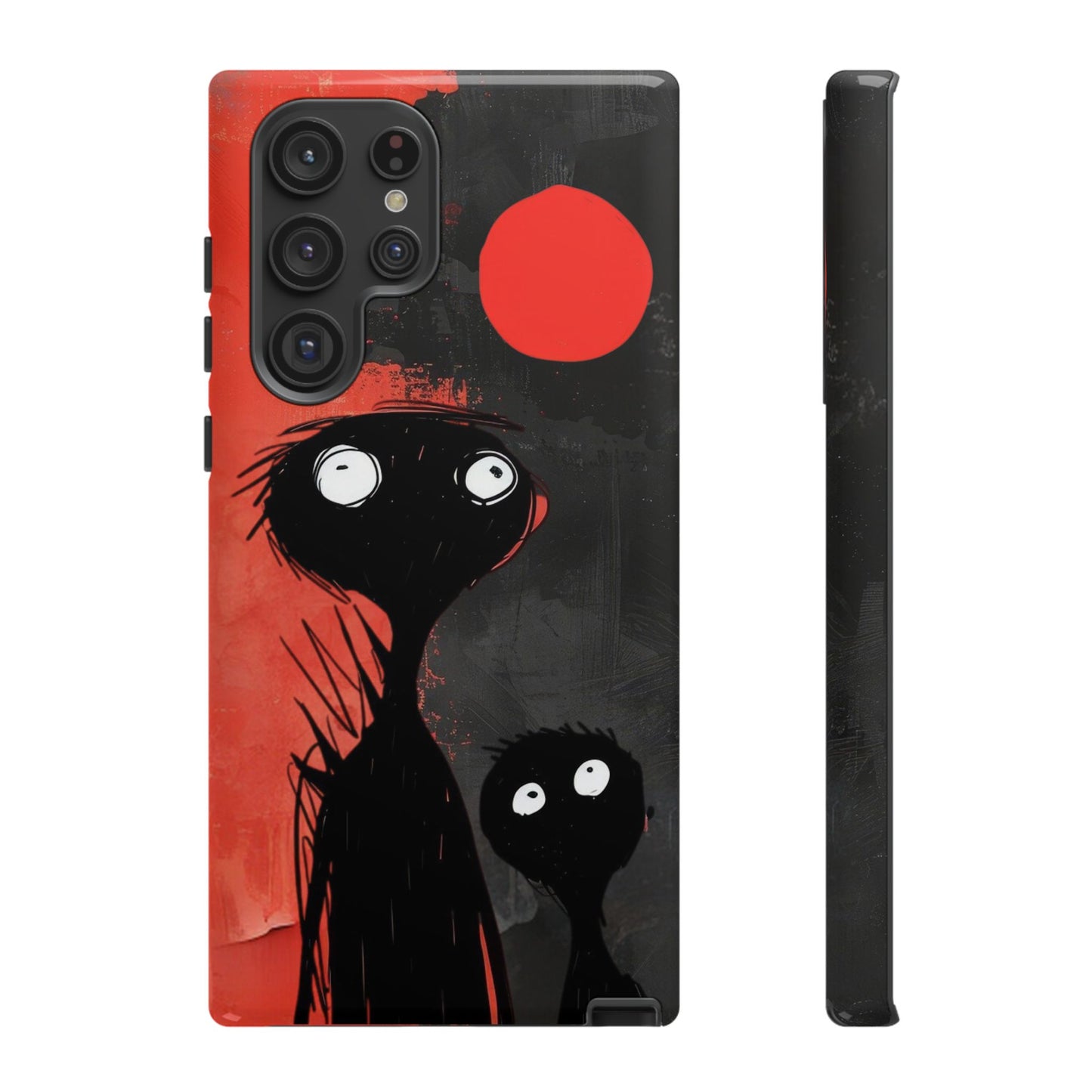 Scary Zombie People Phone Case, Tough Case Protective Smartphone Cover, Hard Shell Case, Unique Phone Accessories, Halloween