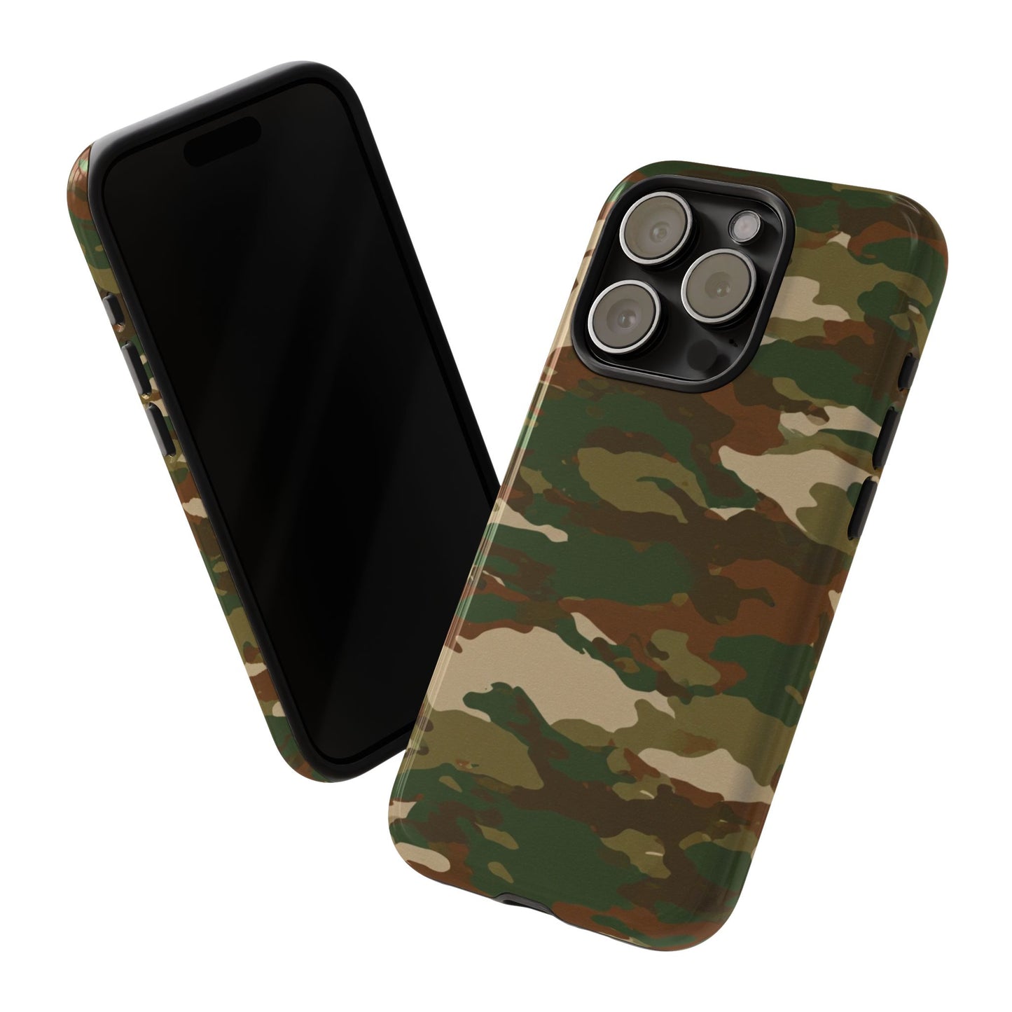 Camo Design - Tough Phone Case - iPhone or Samsung Phones