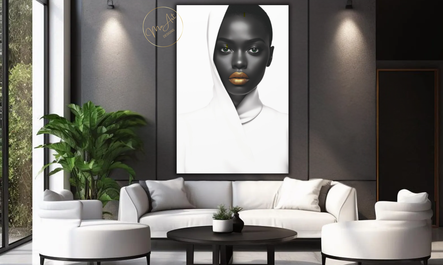 Radiance in White – Canvas Wall Art