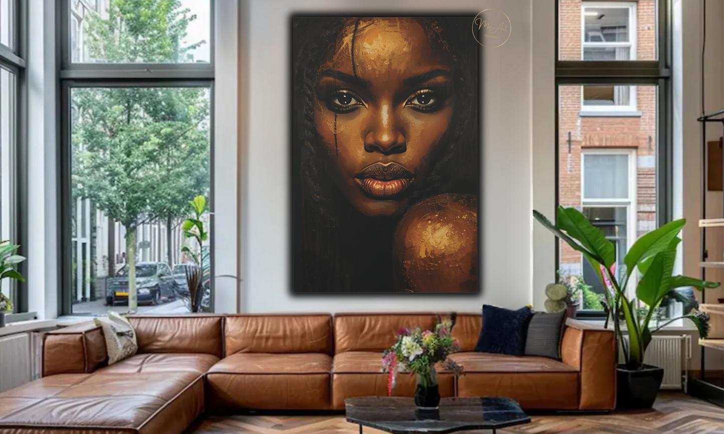 Bronze Temptation - Canvas Wall Art