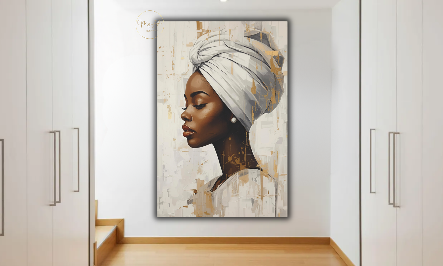 Wrapped in Grace - Abstract Canvas Wall Art