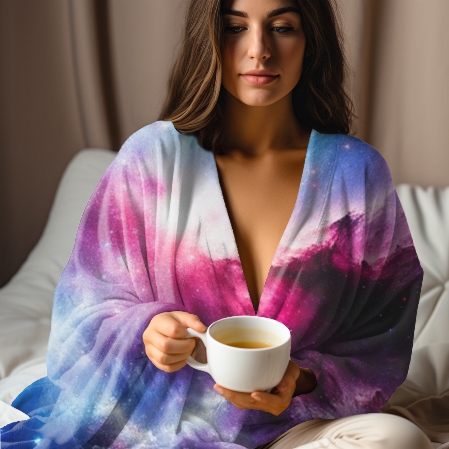 Cosmic Energy - Velveteen Microfiber Blanket