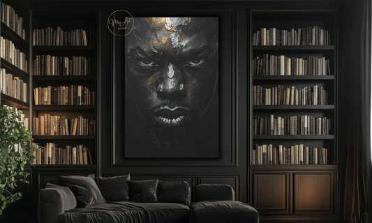 Strong Black Man – Abstract Wall Art / Canvas Print