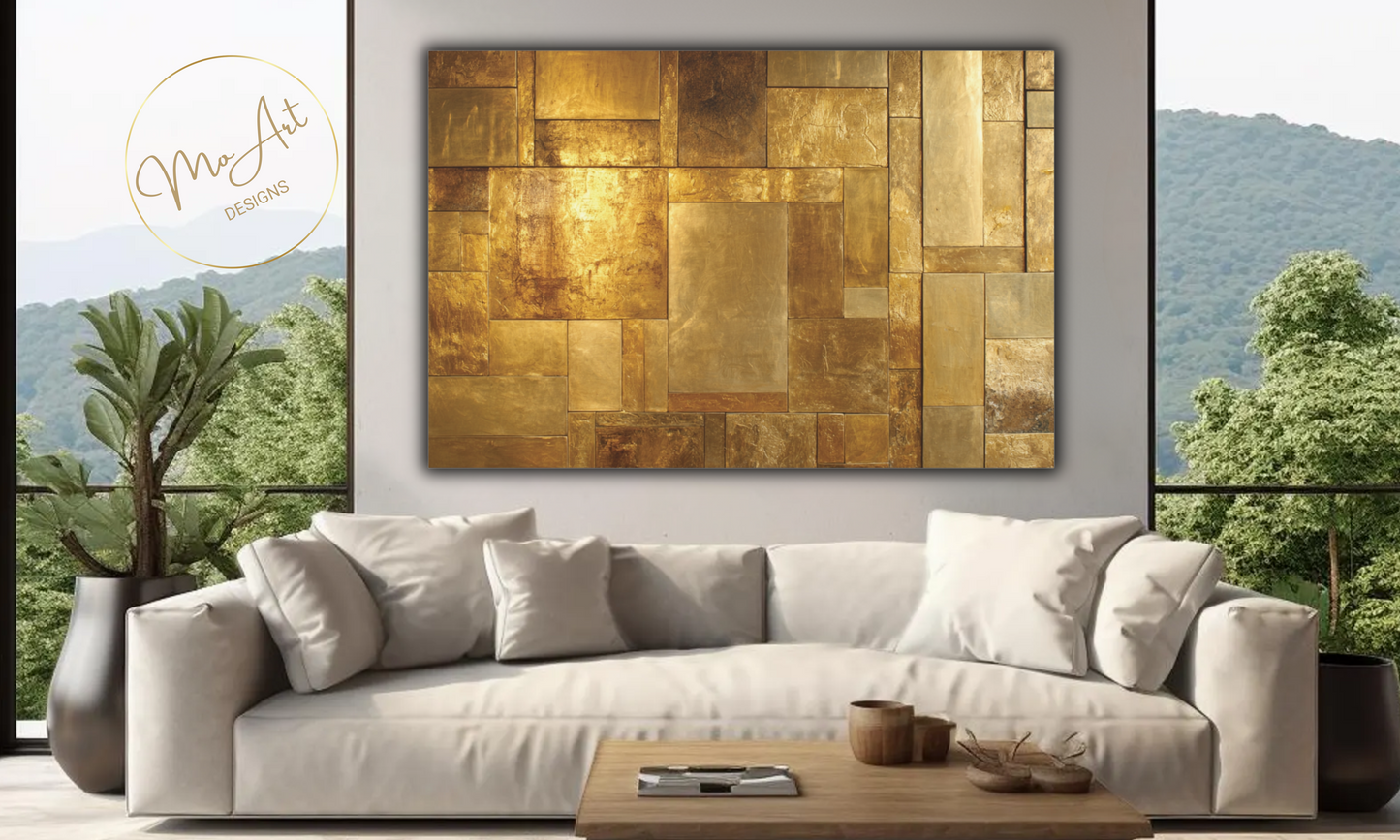Shimmering Echoes of Elegance - Canvas Wall Art