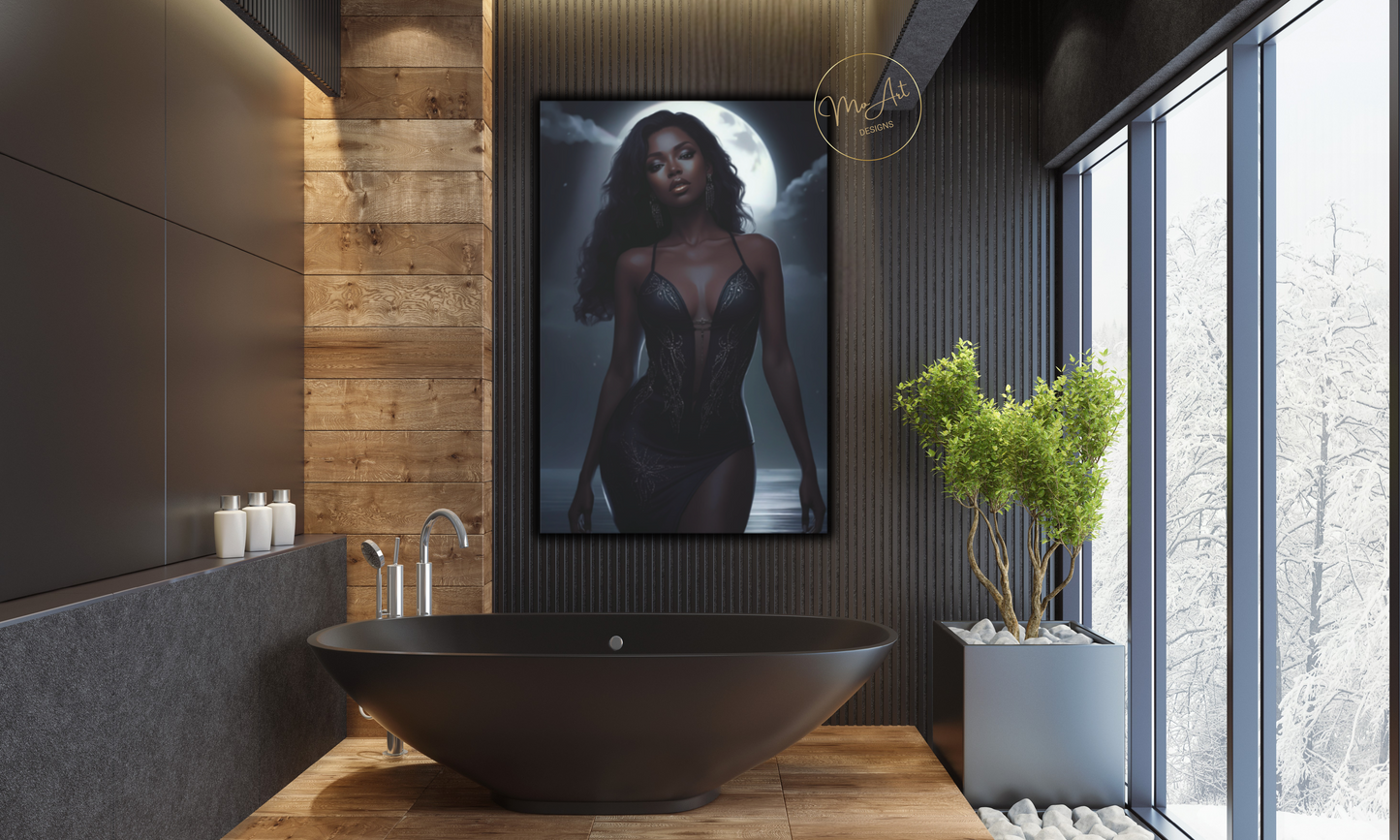 Alluring Beauty Canvas Wall Art