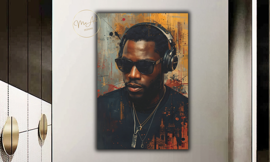 Soul Frequency - Abstract Canvas Wall Art