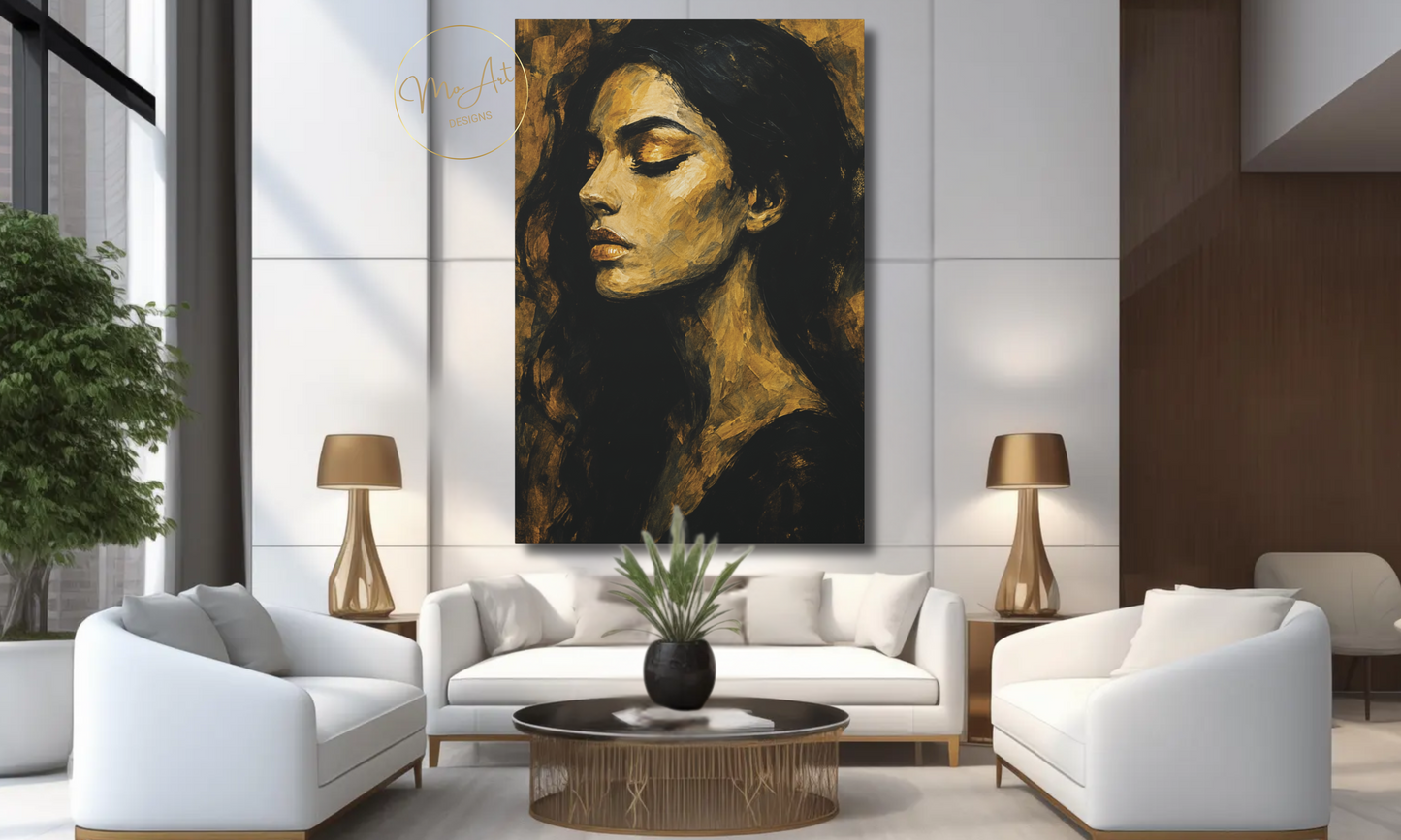 Essence of a Woman – Abstract Canvas Wall Art