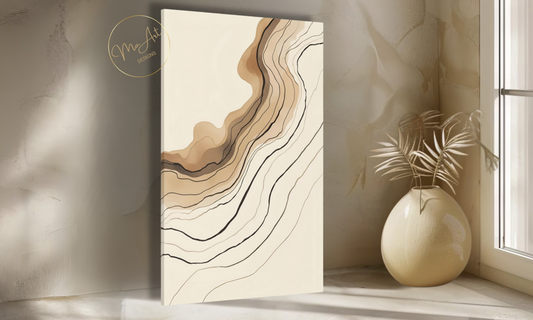 Abstract Line Canvas Wall Art