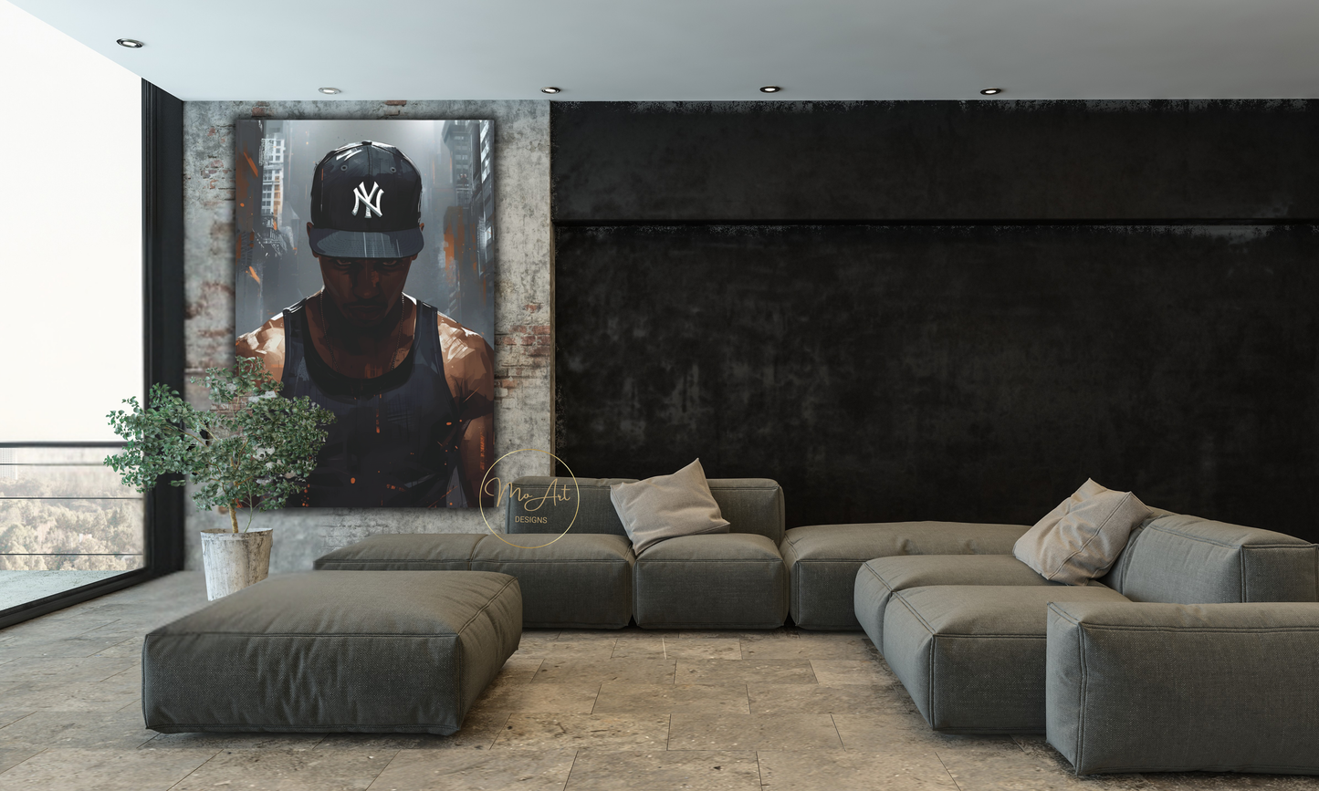 Built from the Block - Abstract Canvas Wall Art