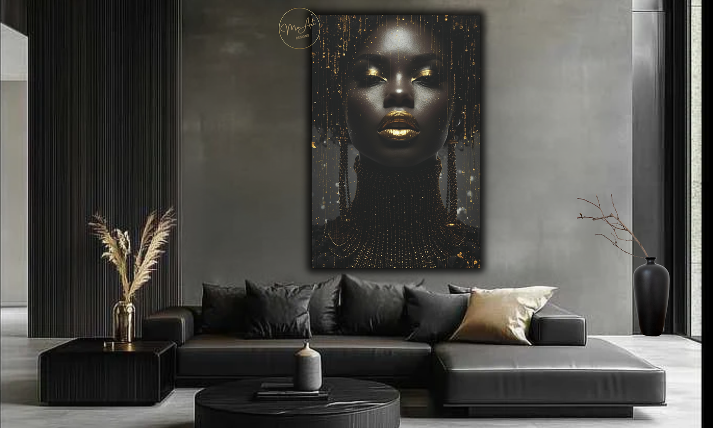 Black Elegance 2 Wall Art / Canvas Print