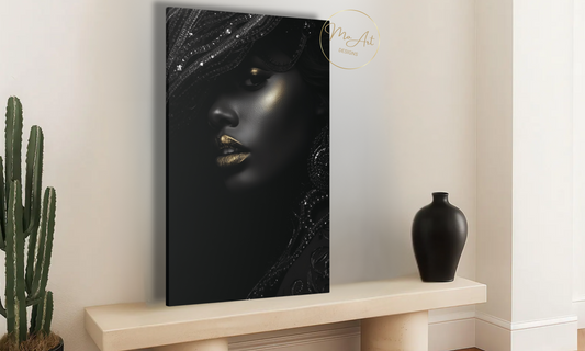 Opulent Shadows – Luxury Canvas Wall Art