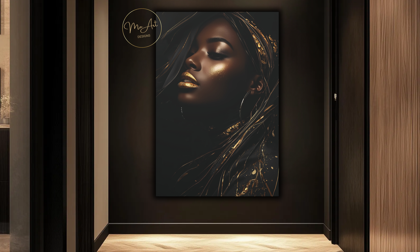 Opulent Glow – Canvas Wall Art