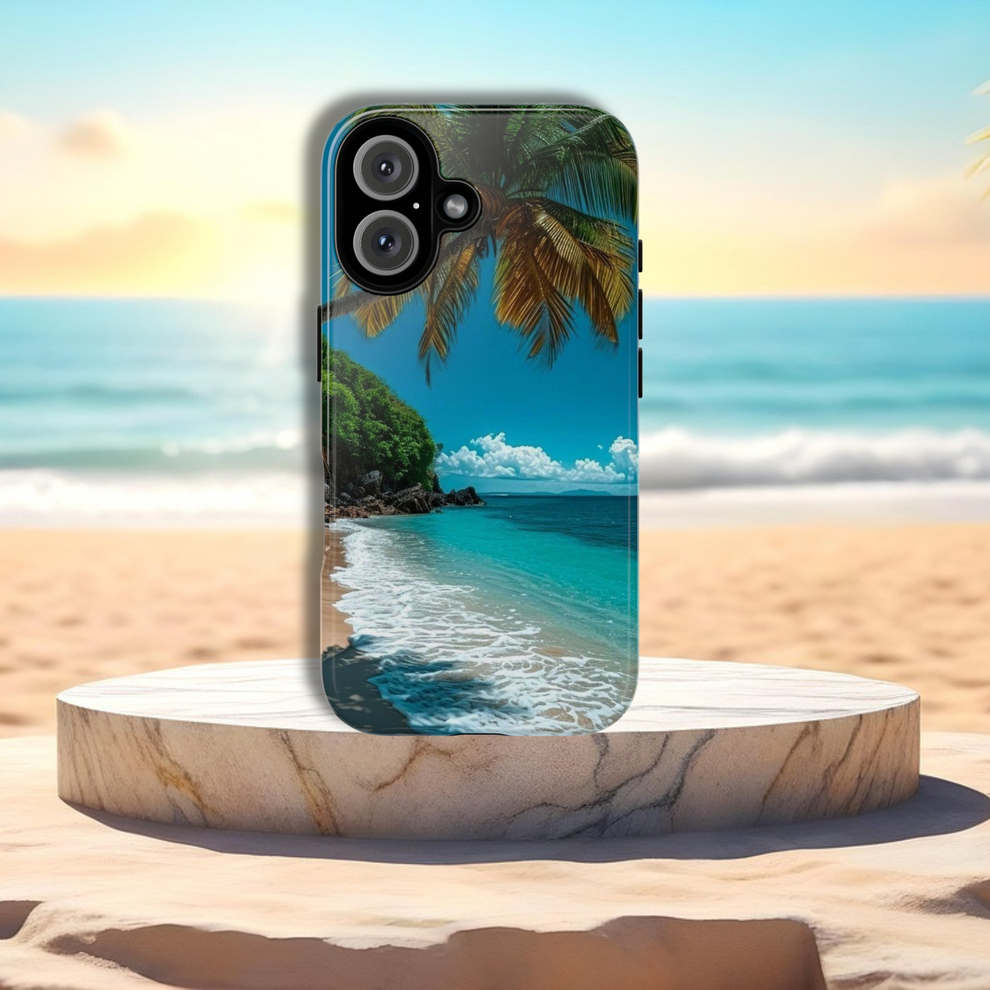 Tropical Beach Oasis - Tough Case for iPhone or Samsung