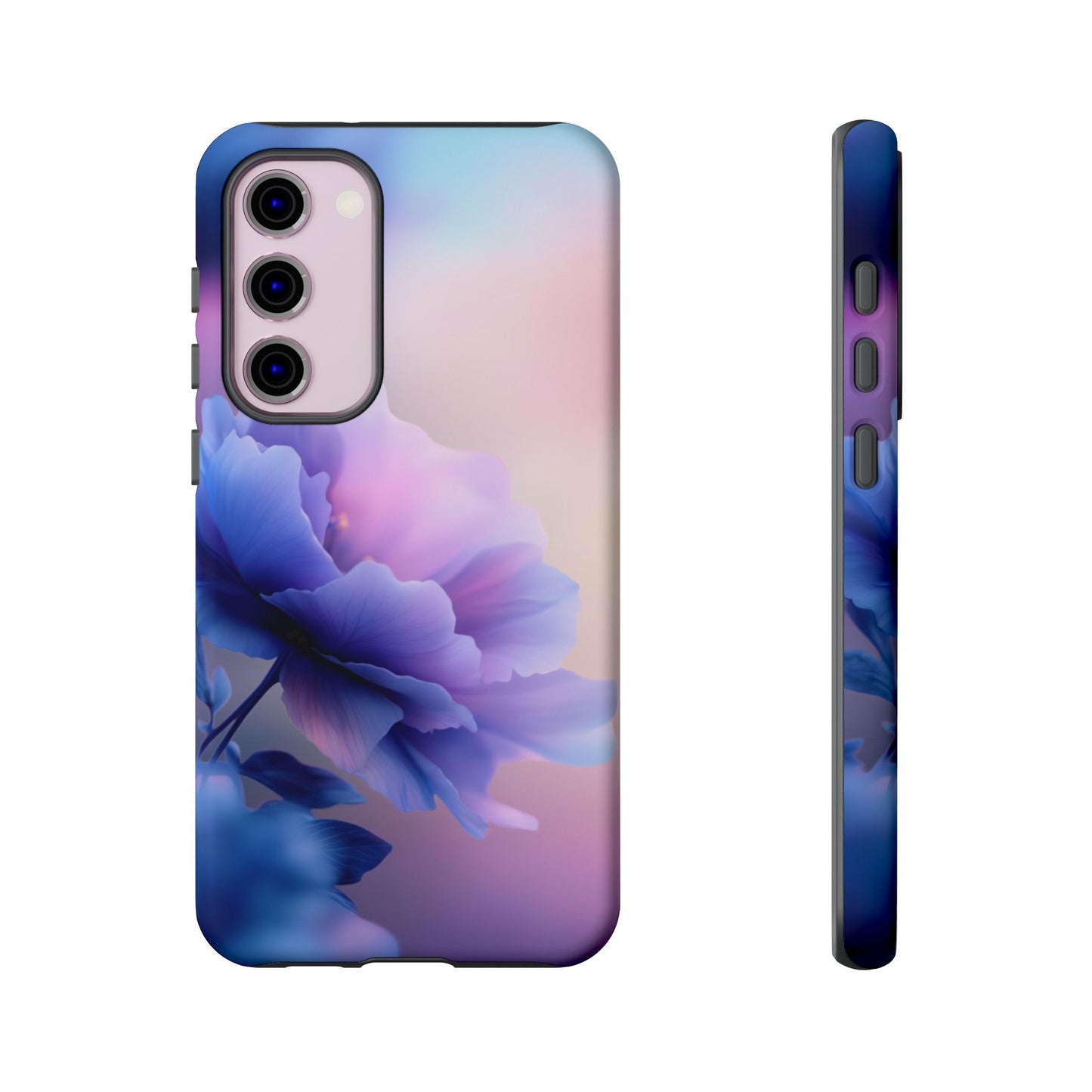 Purple Flower with Sunset - Tough Phone Case