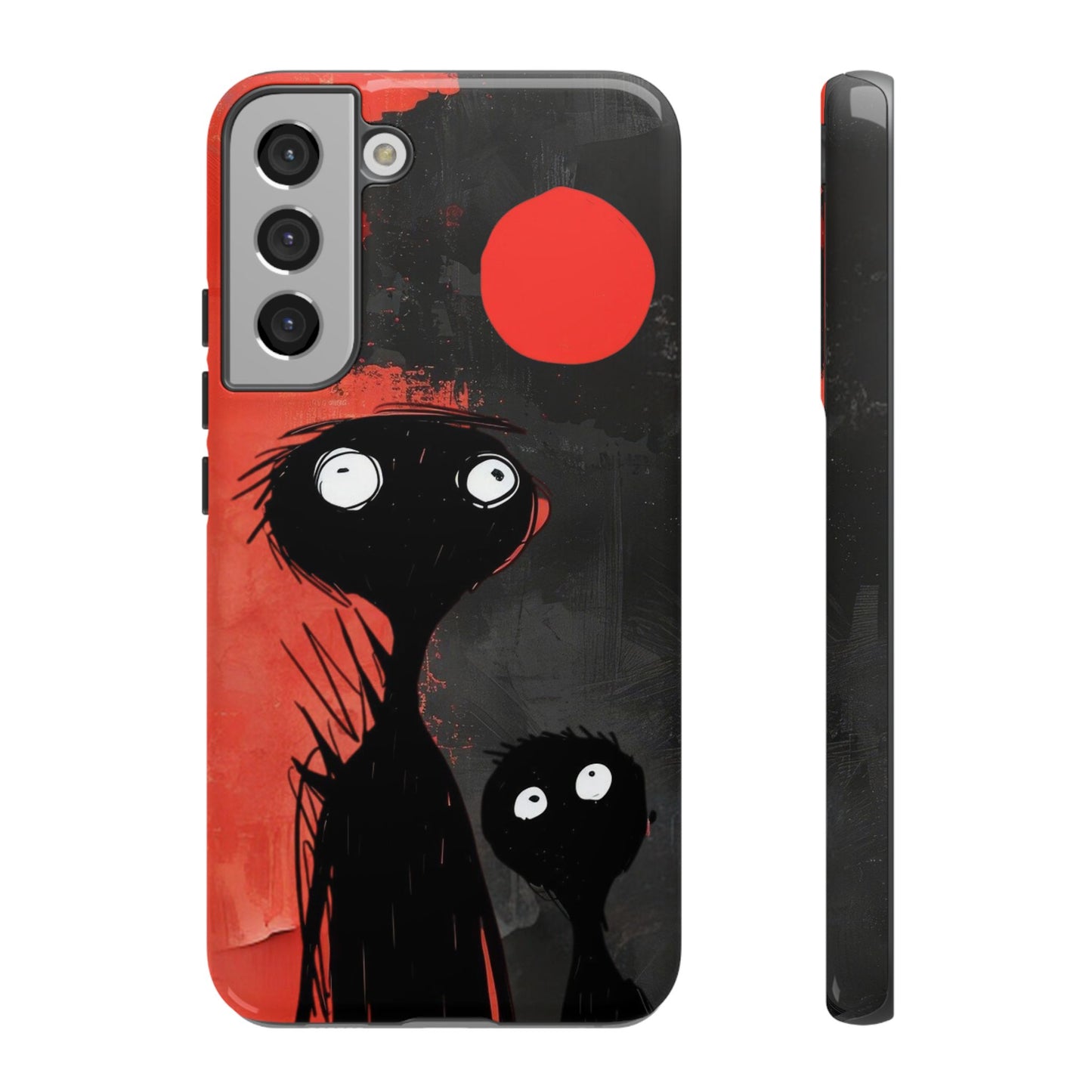 Scary Zombie People Phone Case, Tough Case Protective Smartphone Cover, Hard Shell Case, Unique Phone Accessories, Halloween